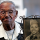 World War II veteran Lawrence Brooks holds a photo of him taken in 1943, as he celebrates his 110th birthday at the National World War II Museum in New Orleans, on Sept. 12, 2019. Brooks, the oldest World War II veteran in the U.S. — and believed to be the oldest man in the country — died on Wednesday, Jan. 5, ,2022 at the age of 112.